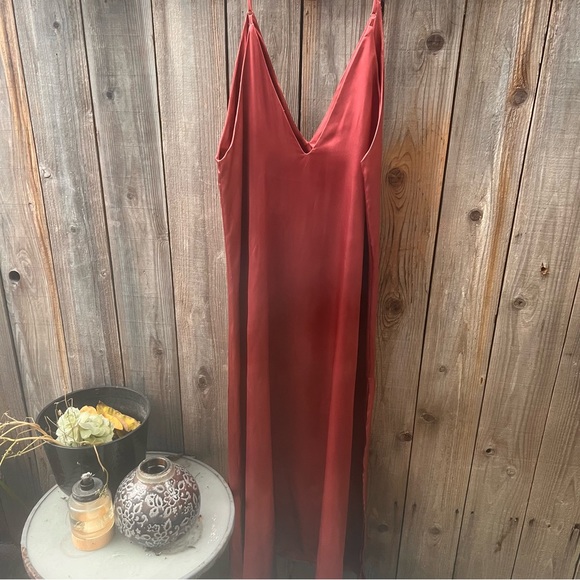 Vici X Hayley Mauve Pink Slip Dress - Picture 3 of 9